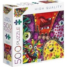 Frefly Store Canavarlar 500 Parça 2,2mm Kalınlık 33X48CM Profesyonel Hobi Puzzle Yapboz Serisi