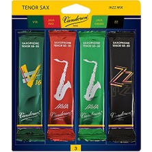 Frefly Store Srmıxt3 Tenor Sax Jazz Reed Karışık Kart Her Biri 1 Adet Zz, V16, Java ve Java Red Strength 3 Içerir