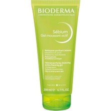 Frefly Store Bioderma Sébium Yağlı, Akne Eğilimli Cilt Sivilce Karşıtı Salisilik Asit Glikolik Asit Temizleme Jeli 200 ml