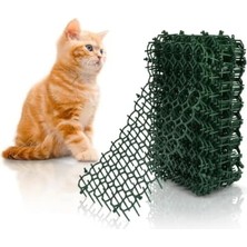 Frefly Store Weber Kedi Kovucu Mat, Plastik, 10 Adet, Toplam 250 Cm, Bahçe ve Iç Mekan Kullanımı Beyaz (Yeşil)