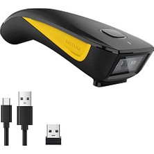 Frefly Store Netum C750 Kablosuz Barkod Okuyucu Bluetooth Uyumlu, Küçük Cep USB 1d 2d Envanter Için Qr Kod Tarayıcı, Tablet iPhone iPad Android Ios Pc Pos Için Barkod Görüntü Okuyucu