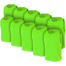 Frefly Store Usr Antrenman Yeleği Fileli Yeşil Küçük Boy - Bib 10 Lu Paket