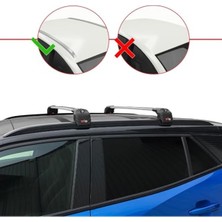 Frefly Store Gri Renkli 2 Adet Ara Atkı Tavan Barı, Peugeot 2008 Iı ile Uyumlu