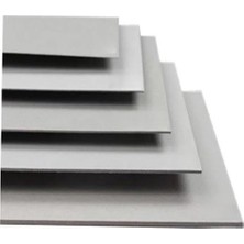 Frefly Store 5 Adet Gri Renkli Mukavva, 2 mm Kalınlıkta, 35X50 cm Boyutunda