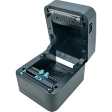 Frefly Store XP-480B 110MM Termal Barkod Etiket Yazıcı, USB Bağlantılı, Kargo ve Lojistik Için Uygun, Mavi