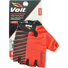 Frefly Store Voit 8208 Ağırlık Eldiveni Medium Kırmızı-Siyah