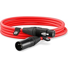 Frefly Store Rode Xlr-3 Premium Xlr Kablo (3 M, Kırmızı)