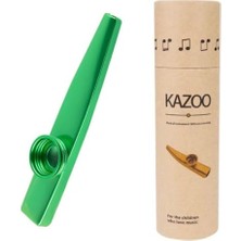 Frefly Store MK-01G Metal Kazoo Kutulu Alüminyum Alaşım Yeşil