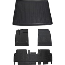 Frefly Store Citroen Berlingo 2025 Model Ile Uyumlu 5d Premium Ekstra Havuzlu Paspas ve Bagaj Havuzu Set