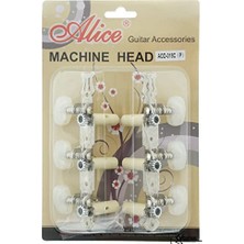 Frefly Store AOD-018C Klasik Gitar Burgusu Sedef Görünümlü Burgu Başları (Tüm Klasik Gitarlara Uyar)