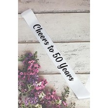 Frefly Store Cheers To 50 Years Doğum Günü Partisi Kuşağı