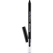 Frefly Store Smoky Eyes Mat Bitişli & Suya Dayanıklı Sünger Başlıklı Göz Kalemi