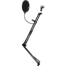 Frefly Store Büyük Boy Mikrofon Standı ve Pop Filtre Seti