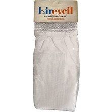 Frefly Store Birevcil (L) (55X30X30) cm Kafes Tülü Tamamen Beyazdır
