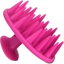 Frefly Store Yumuşak Silikon Uçlu Kedi Köpek Kaşıma Yıkama Tarağı Vantuzlu (Pembe)
