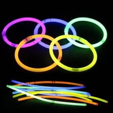Frefly Store Fosforlu N Glow Stick LED Bileklik - Çubuk 100'LÜ Paket