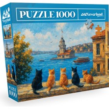 Frefly Store 1000 Parça - Maıden’s Tower Cats (Kız Kulesi Kedileri)