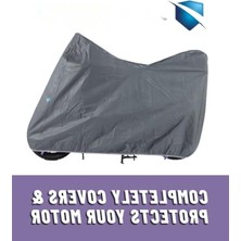 Frefly Store Su Geçirmez Motosiklet Brandası Gri (Medium)