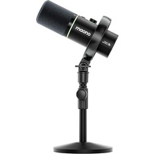 Frefly Store PD200W Hibrit Kablosuz Podcast Mikrofon, Pc Için Dinamik Xlr USB | Masaüstü Standı, Yazılım, Gürültü Engelleme, Vokal Kaydı, Akış, Içerik Oluşturma, Ev Stüdyosu, Seslendirme Için