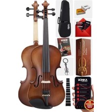 Frefly Store RV-402 Çocuk Kemanı Seti Kaliteli 1/2 Boy (8-10 Yaş Arası)