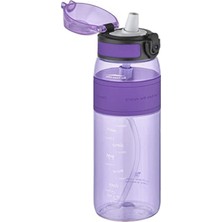 Frefly Store Silikon Gövde ile Tritan Su Matarası, 600 ml Kapasite