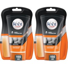 Frefly Store Veet Men Duşta Tüy Dökücü Krem Erkeklere Özel, (2 x 150 Ml)