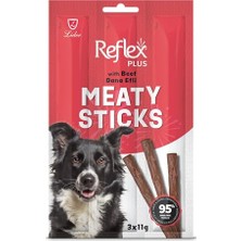 Frefly Store Plus Adult Dogr Stick Treats With Beef 33 gr