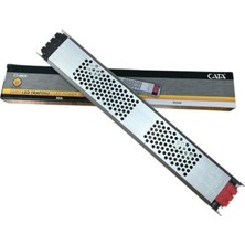 Frefly Store Şerit LED Trafosu 12V Cata Serisi Slim Kasa, Alüminyum Gövdeli Ince Güç Kaynağı, Kamera ve Şerit LED Uyumlu (60W - 360W) 5, 12.5, 16.5, 21, 30 Amper (360, Vat)
