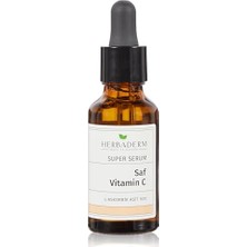 Frefly Store Herbaderm C Vitamin Aydınlatıcı ve Ton Eşitleyici Yüz Serumu 30 ml %10 Ascorbic Acid