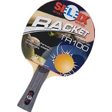Frefly Store TR100 Ittf Onaylı Masa Tenisi Raketi, Kahverengi, 1