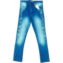 Yıldızlar Kız Çocuk Taşlı Kot Pantolon