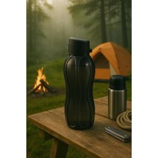Frefly Store Füme 1 Litre Su Şişesi, Sporcu Matara ile Pratik Kullanım