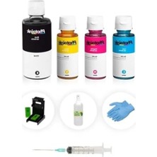 Frefly Store 4 Renkli Kartuş Dolum Seti - 20 Dolumluk