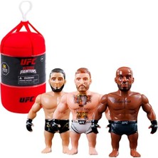 Frefly Store Ufc Punching Bag Eklemli Figür 7,5 cm + Sürpriz Dövüş Seti, Aksesuarlar ve Kafes Tabanlı, +8 Yıl,  (64119015)