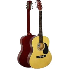 Frefly Store Midex RG-530NT Kaliteli Natural 40 Inç Akustik Gitar Seti 4/4 Yetişkin