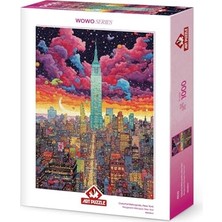 Frefly Store Art Puzzle Rengarenk Metropol, New York 1000 Parça Puzzle