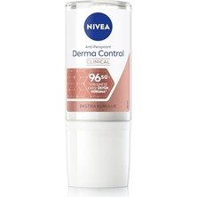 Frefly Store Nıvea Derma Control Clinical Kadın Roll-On Deodorant 50 Ml,96 Saat Üstün Koruma,anti-Perspirant