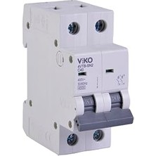 Frefly Store Viko 4VTB-2C40 Otomatik Sigorta 4,5ka C Tipi 2 Kutup 40A