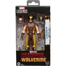 Frefly Store Legends Serisi Wolverine (Kahverengi Takım Elbise),  Studios'un Deadpool & Wolverine Film Koleksiyonluk 15 cm Aksiyon Figürü Hediyesi