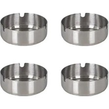 Frefly Store Küllük Metal Küllük Paslanmaz Çelik 4lü Kül Tablası Küllük Seti