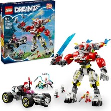Frefly Store LEGO Dreamzzz Cooper’ın Kaplan Robotu ve Zero’nun Hot Rod Arabası 71497-9 Yaş ve Üzeri Çocuklar Için Yaratıcı Oyuncak Araç Yapım Seti, Doğum Günü Hediyesi (1006 Parça)