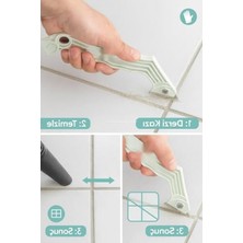 Frefly Store Derz Temizleme Aleti, Ergonomik Plastik Saplı Kazıyıcı