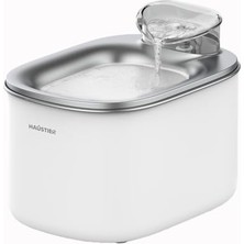 Frefly Store Haustier WF007L Otomatik Kedi Su Sebili,kedi Su Çeşmesi, Su Şelalesi, Su Pınarı 3.5lt Geniş Hazne, Bpa Içermez, Ultra Sessiz (Beyaz)
