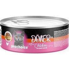 Frefly Store Döner Chicken, Sos Içinde Tavuk Etli Tam & Dengeli Yavru Kedi Sı 70 gr x 12 Adet