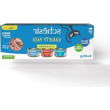 Frefly Store Tam ve Dengeli Kedi Konservesi, 6 Al 5 Öde, Yaş Kedi Için