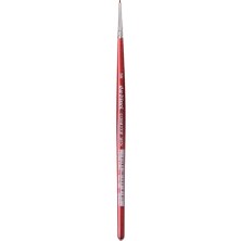 Frefly Store Brushes (Size 5/0, Round) - Watercolour Series 5580 Cosmotop Spin Paint Brush, Round Synthetic With Red Handle, Size 5/0 (5580-5/0)