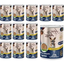 Frefly Store Tavuklu Konserve Mama 400 Gr, Yetişkin Köpekler Için 12 Adet