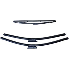 Frefly Store Ön Cam Arka Cam Silecek Seti Renault Kangoo 2 ile Uyumlu 2008-2020