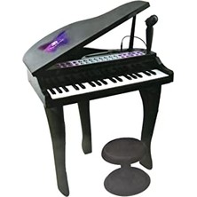 Frefly Store Vardem Mini Piyano Mikrofon ve Tabureli, ACTIVESHOPSM-88022(BLACK)