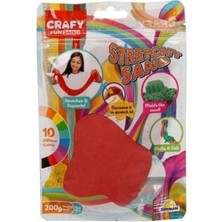 Frefly Store 3604 Crafy Streç Oyun Kumu Kırmızı 200 G -